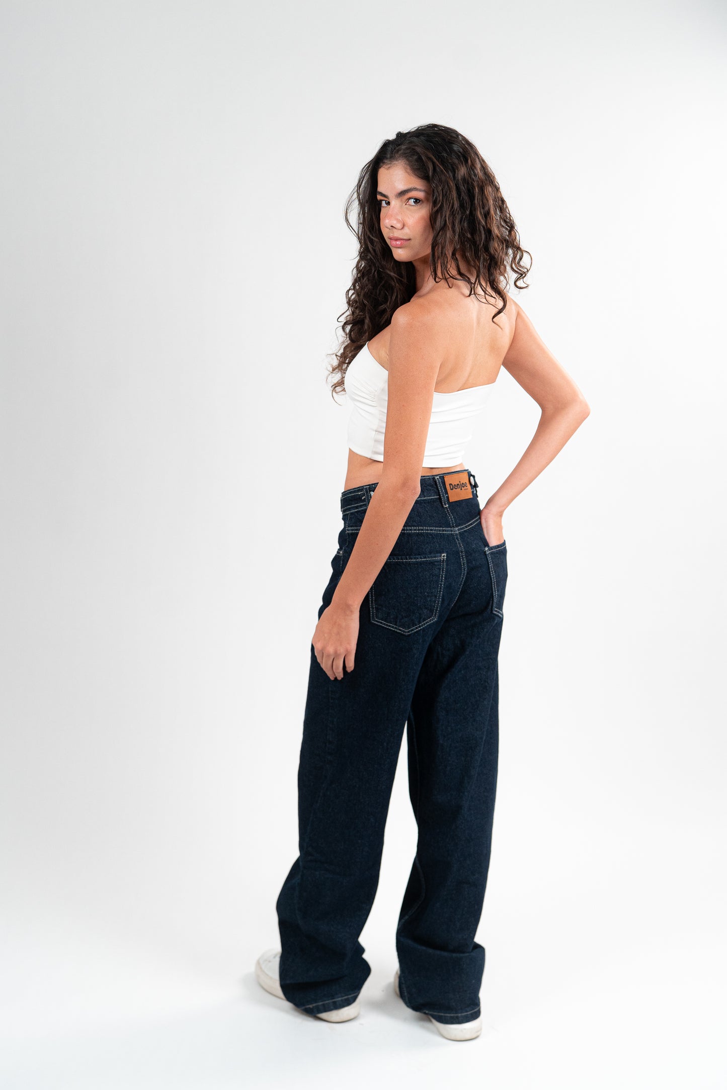 DARK NAVY BAGGY JEANS UNISEX