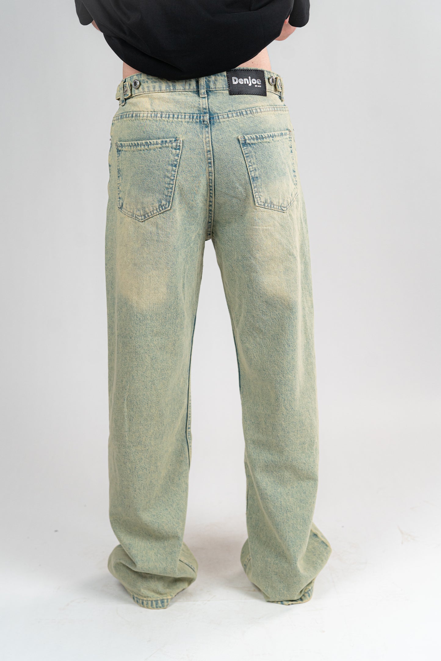 GREENISH BAGGY JEANS UNISEX