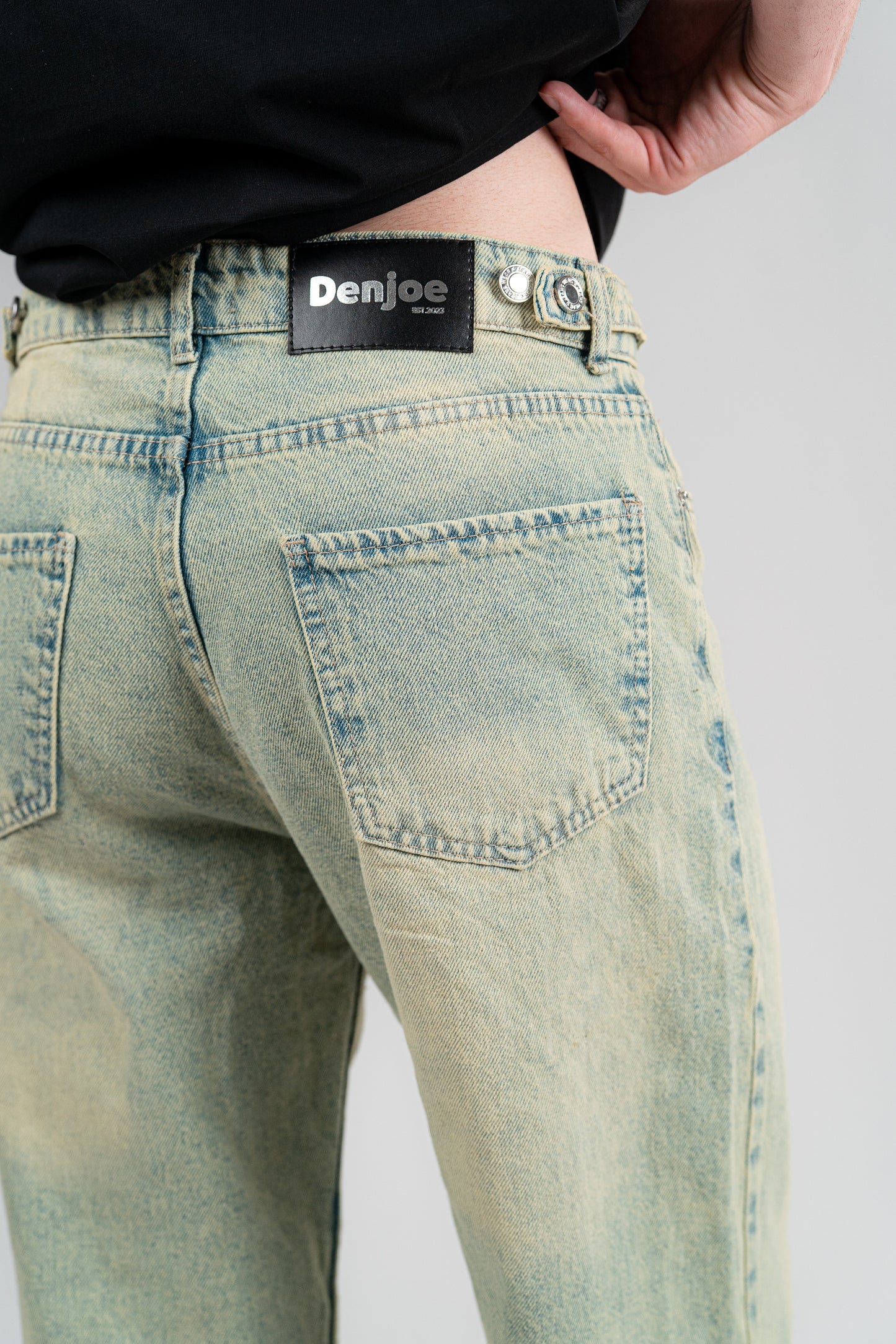 GREENISH BAGGY JEANS UNISEX
