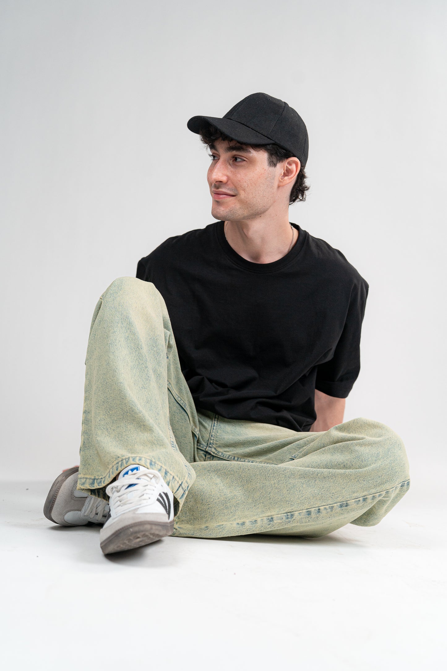 GREENISH BAGGY JEANS UNISEX