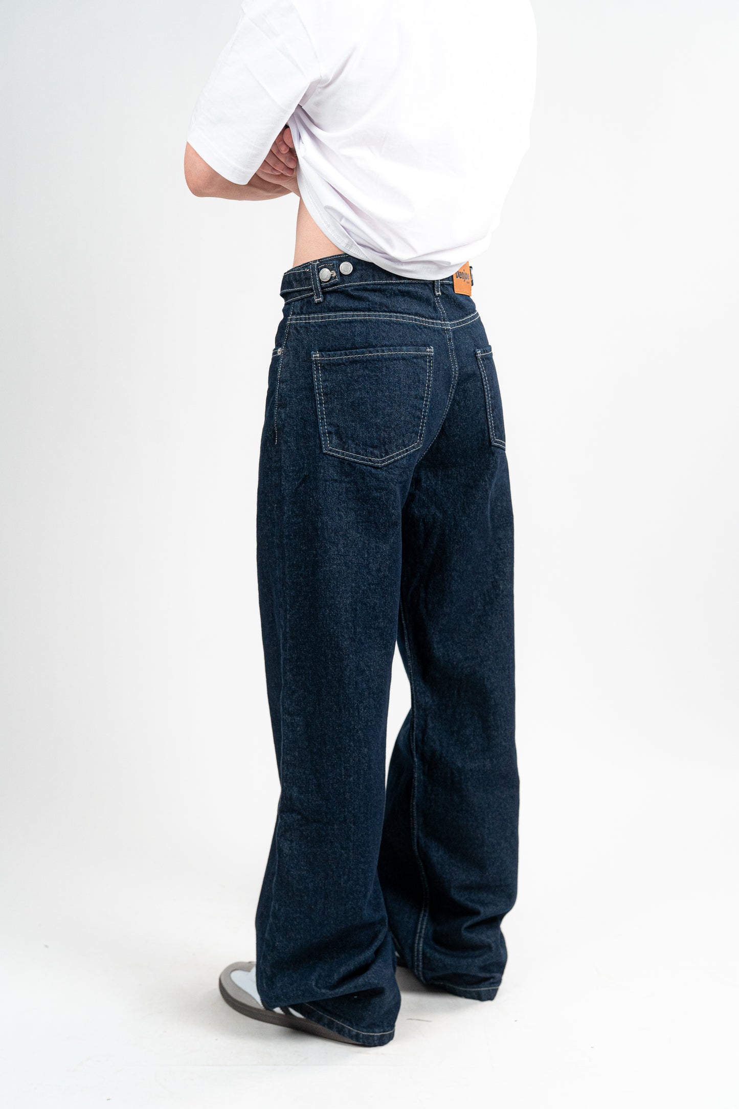 DARK NAVY BAGGY JEANS UNISEX