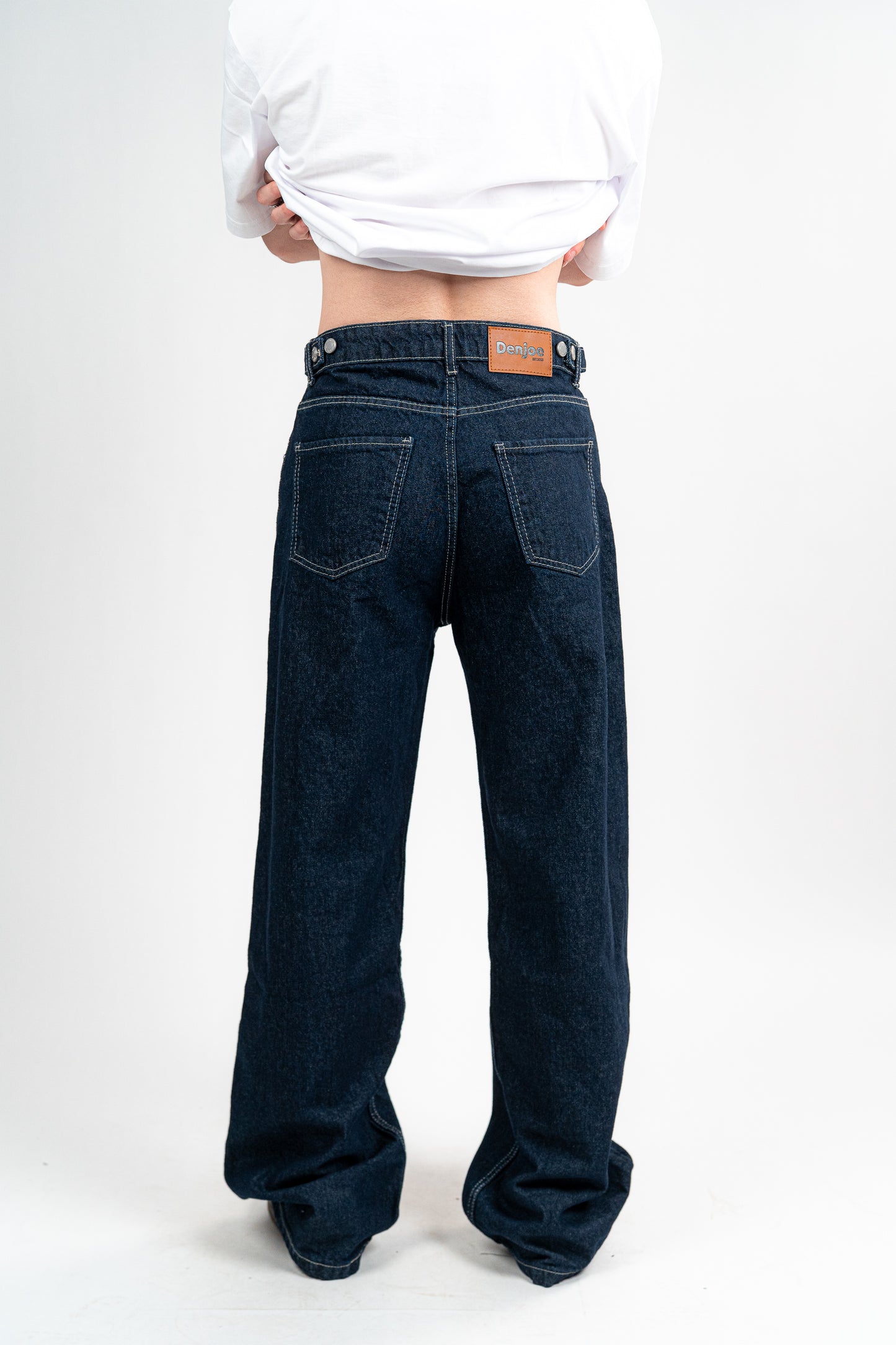 DARK NAVY BAGGY JEANS UNISEX