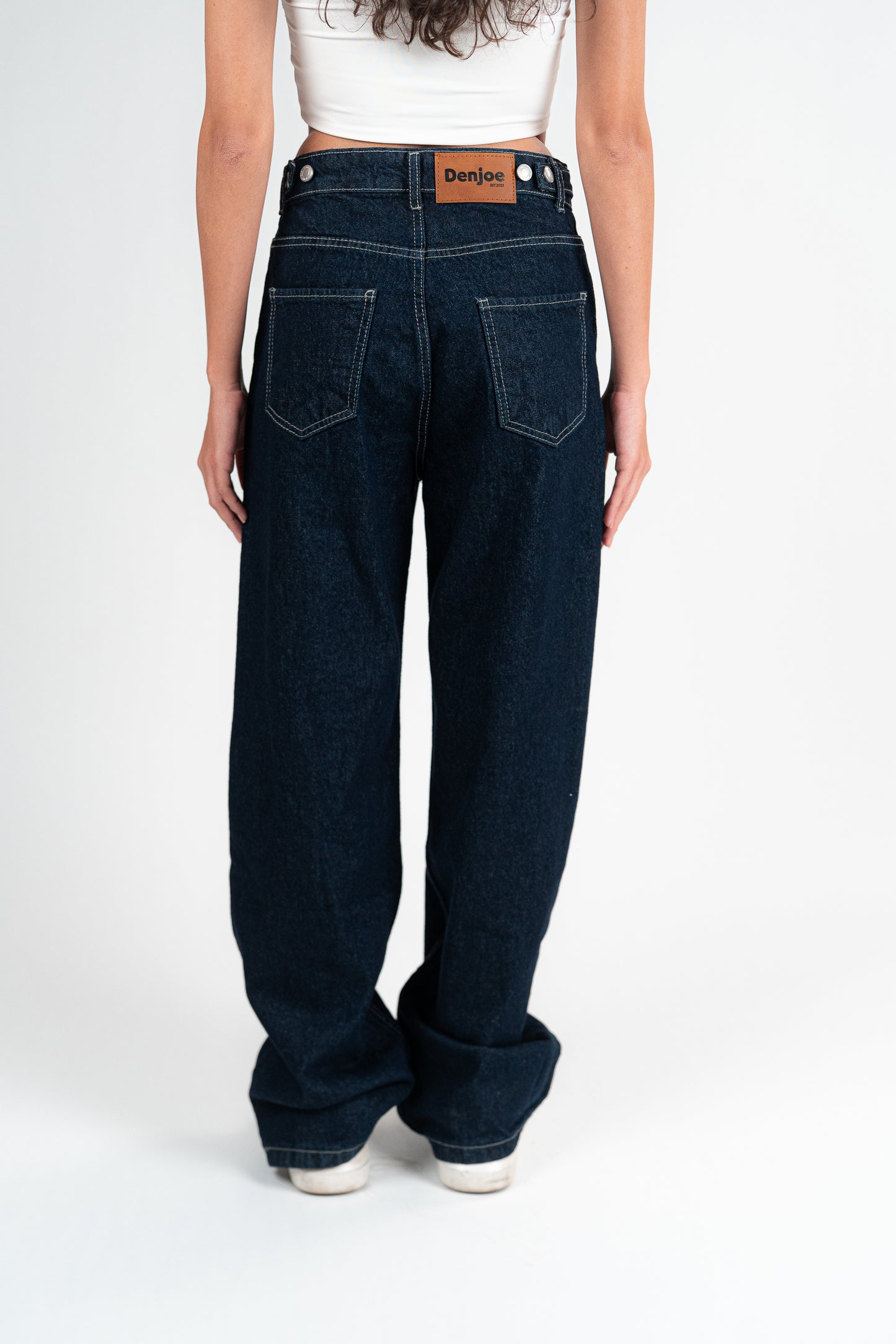 DARK NAVY BAGGY JEANS UNISEX