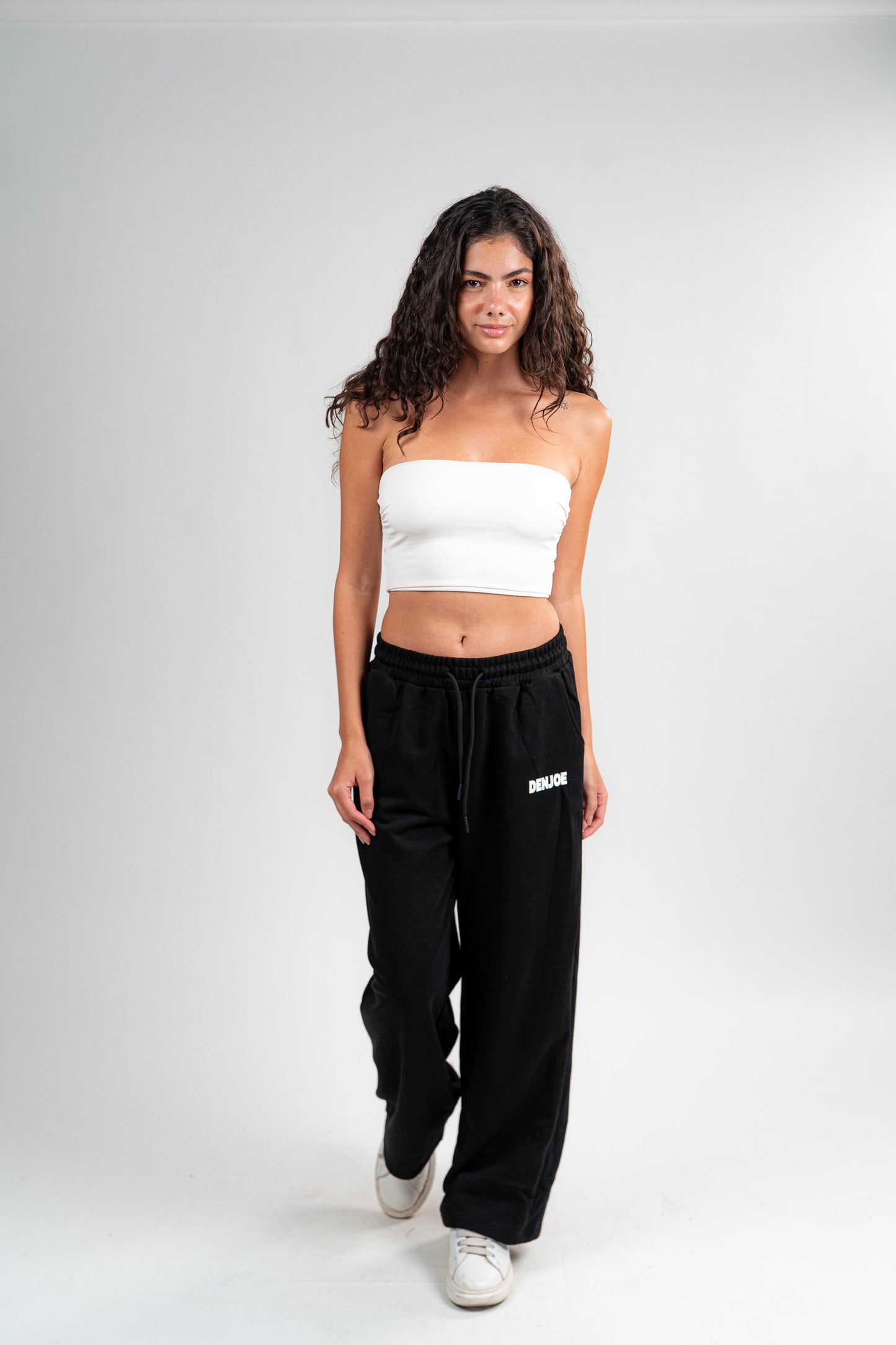 Black Sweatpants Unisex Loose Fit