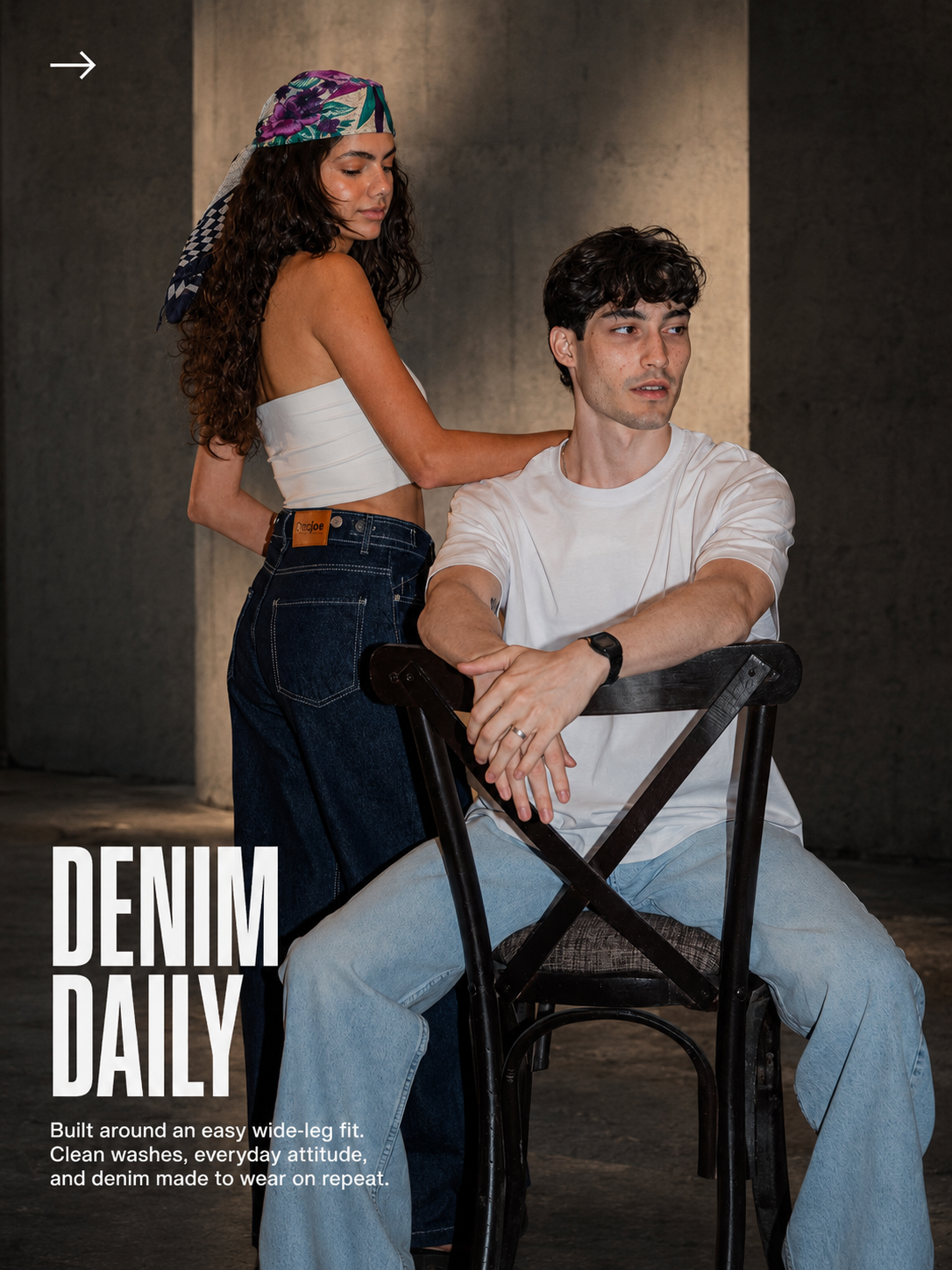 DENIM DAILY — TWO WASHES, ONE ATTITUDE