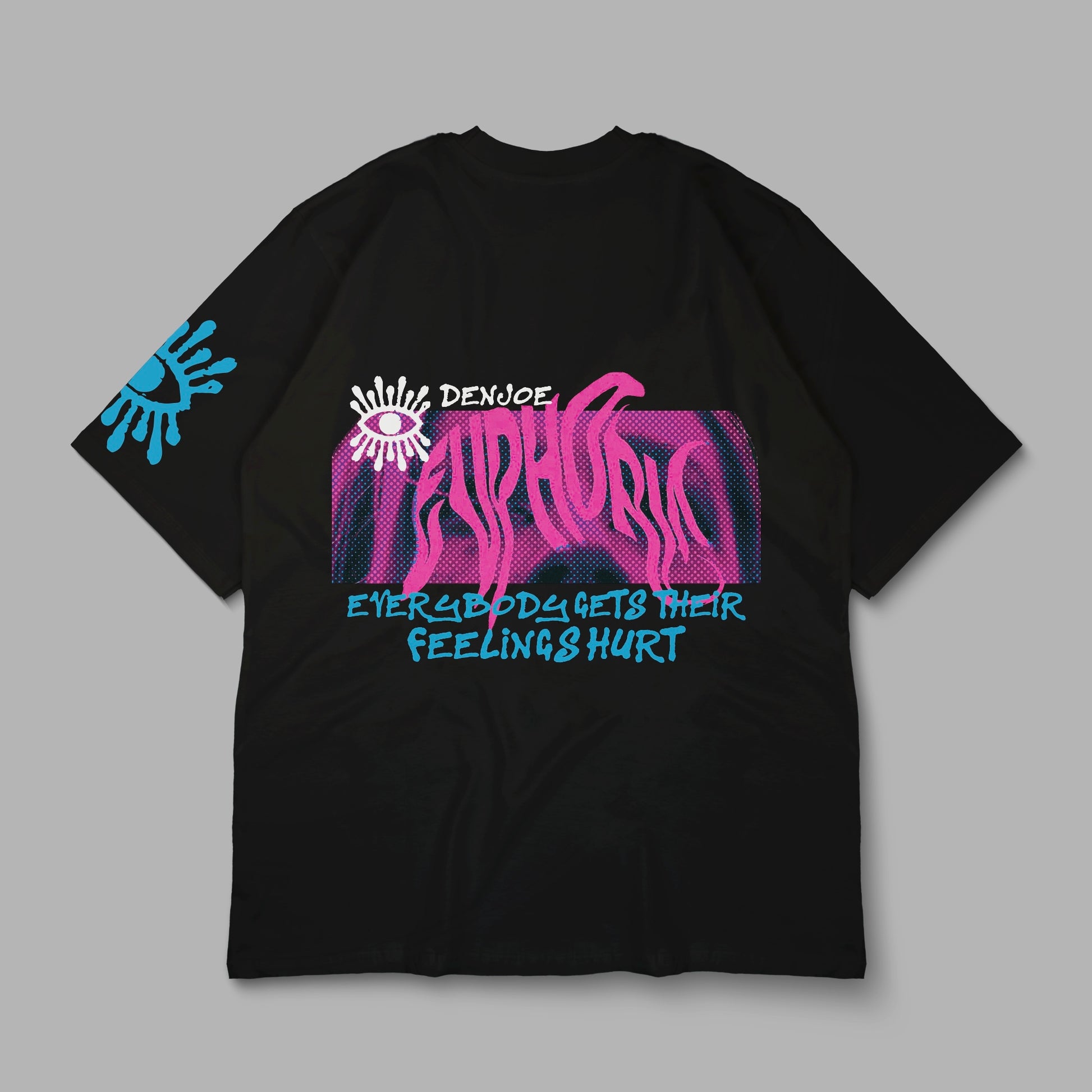 “Euphoria” Printed Oversized Tee - Denjoe