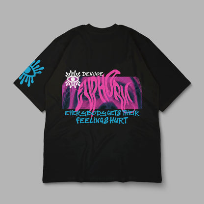 “Euphoria” Printed Oversized Tee - Denjoe