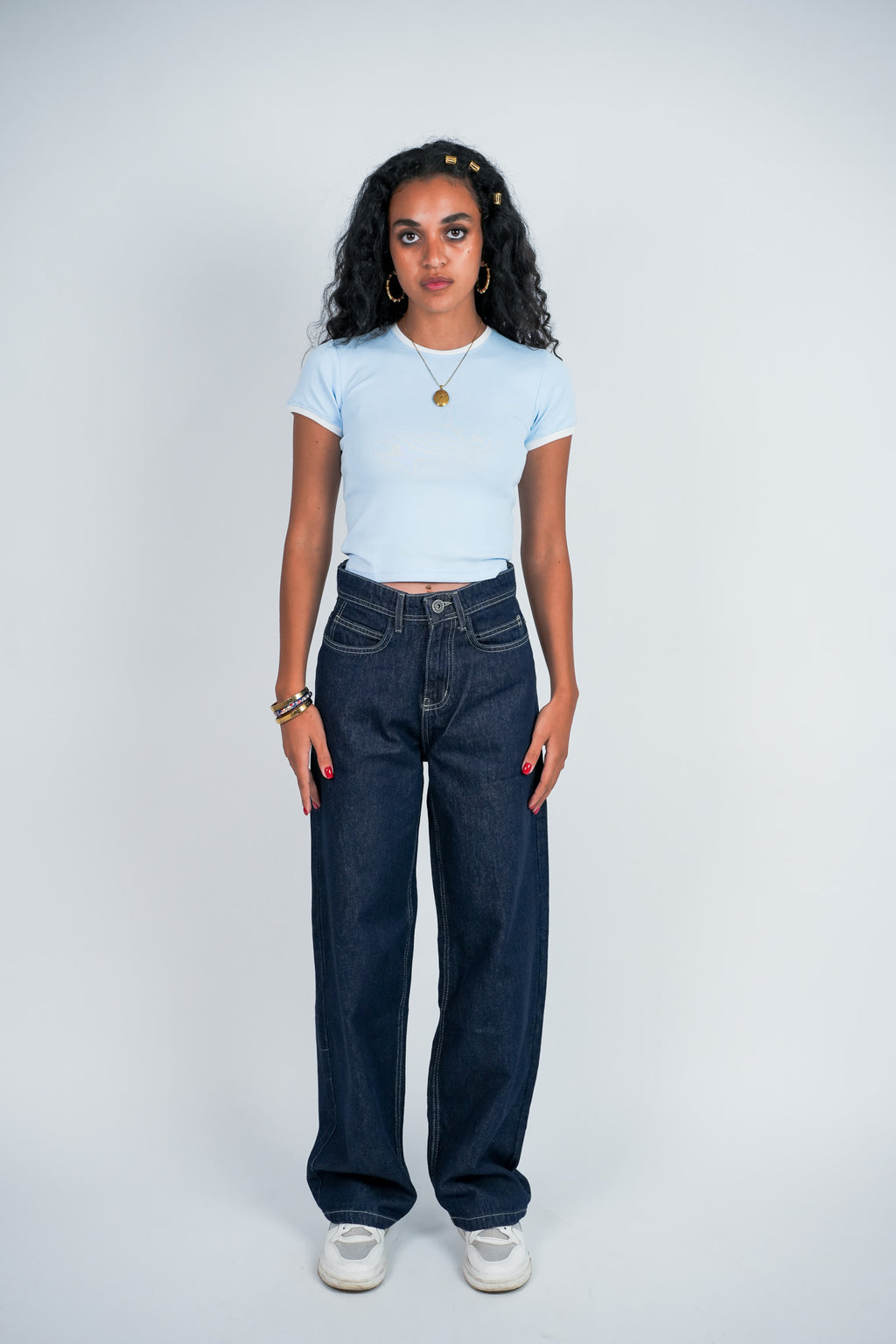 Relaxed Jeans Regular Waist - Dark Navy