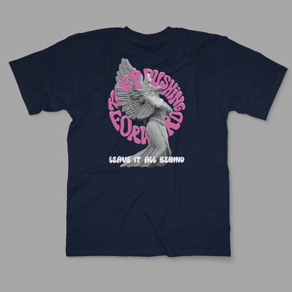 “Keep Pushing Forward” Printed Regular Tee - Denjoe