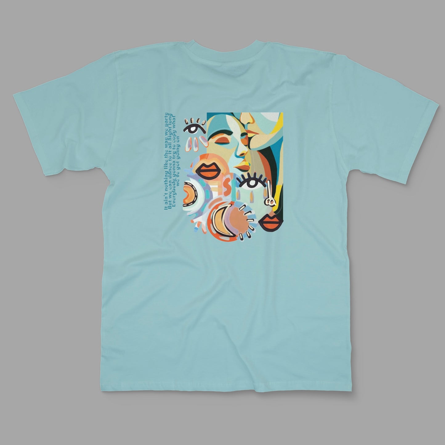 “All Eyes on us” Printed Regular Tee - Denjoe