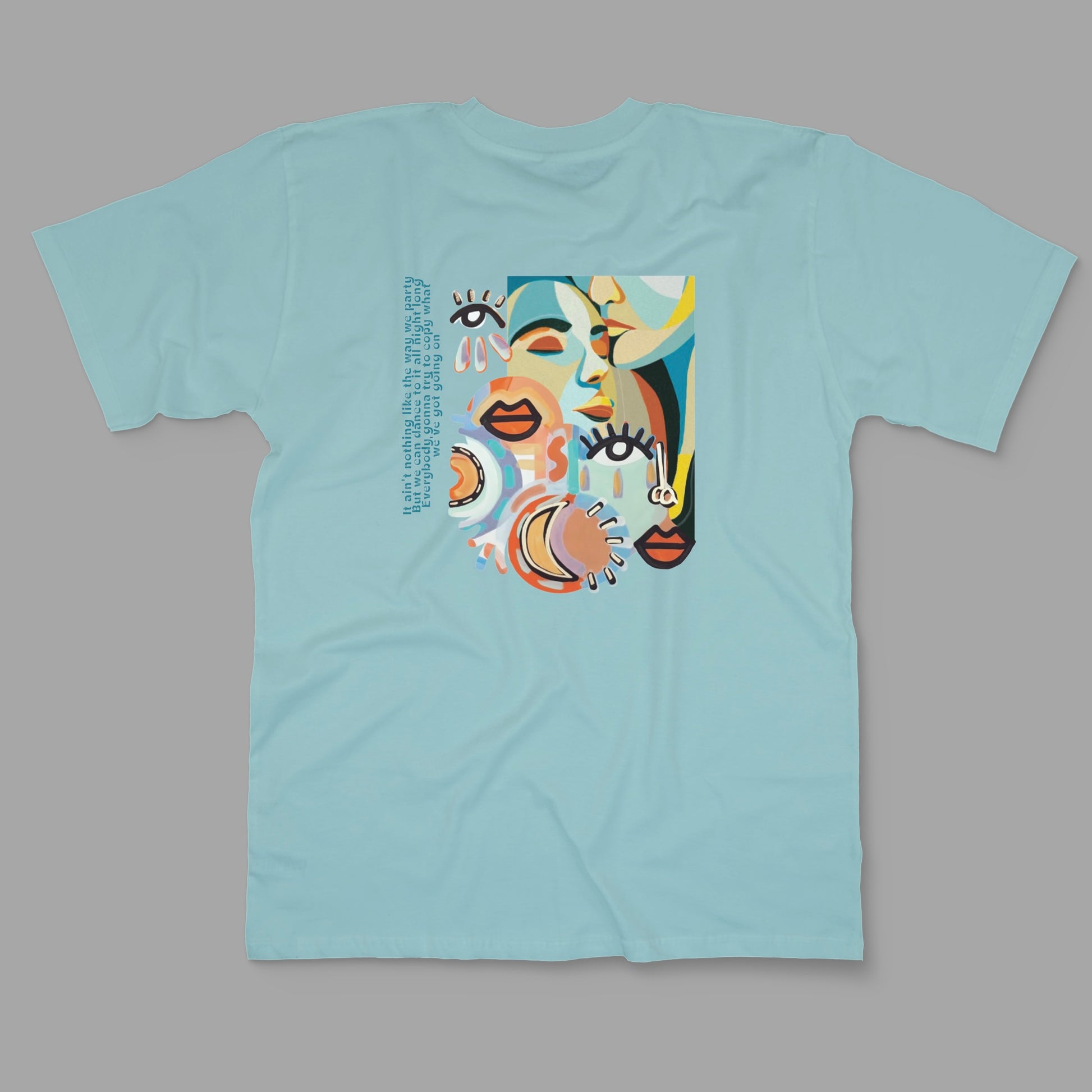 “All Eyes on us” Printed Regular Tee - Denjoe