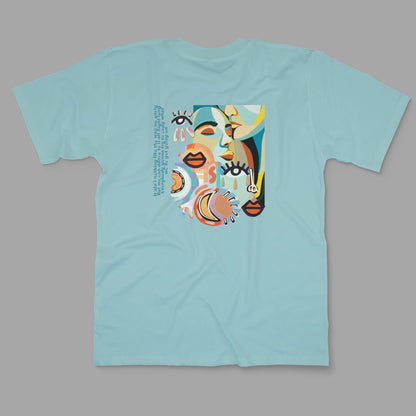 “All Eyes on us” Printed Regular Tee - Denjoe