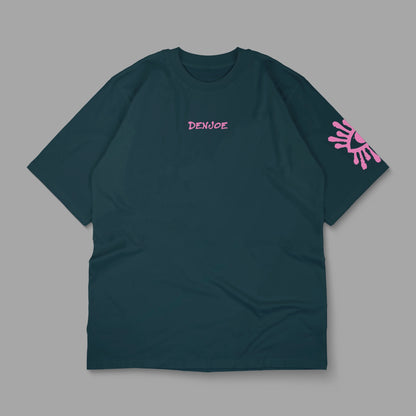 “Keep pushing Forword” Printed Oversized Tee - Denjoe