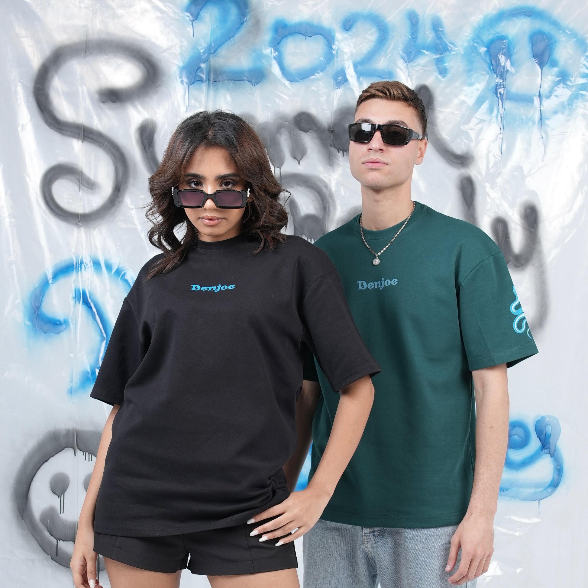 “WHO’S BAD” Printed Oversized Tee - Denjoe