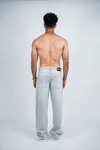 Relaxed Jeans Regular Waist - Light Grey