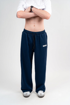 Navy Sweatpants Unisex Loose Fit