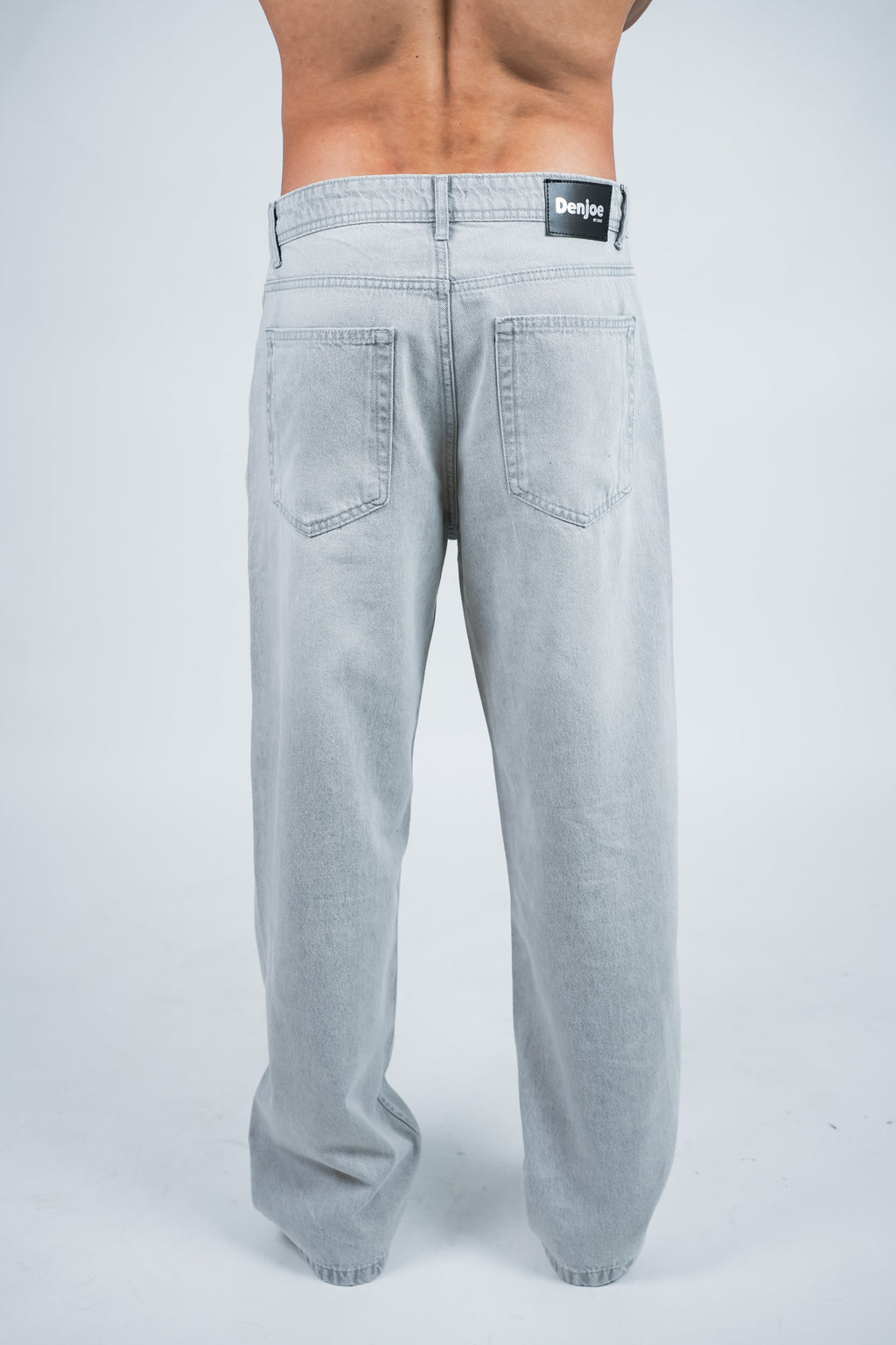 Relaxed Jeans Regular Waist - Light Grey