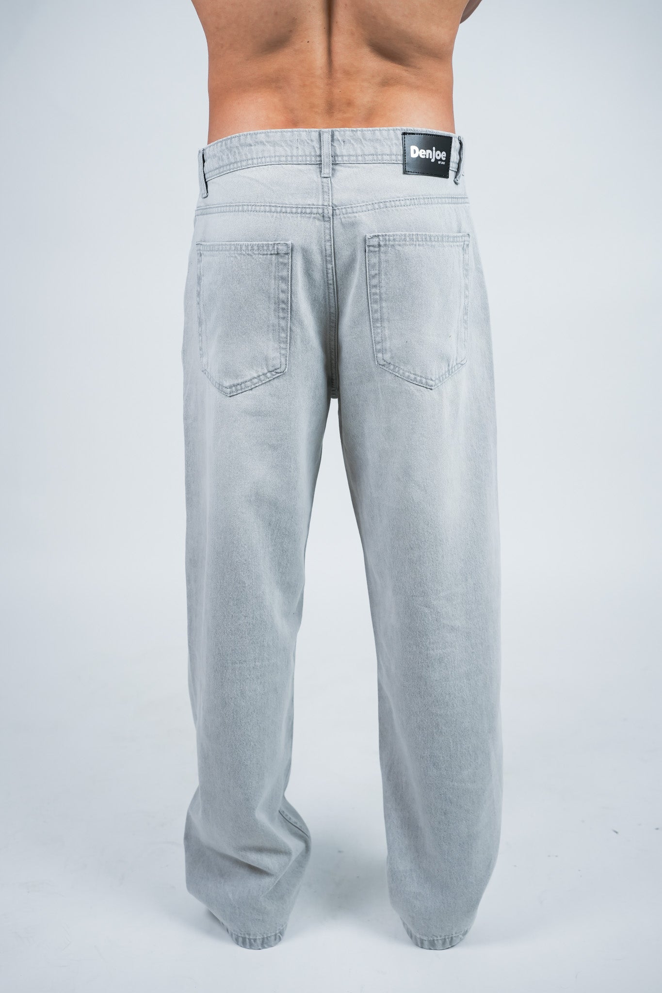 Relaxed Jeans Regular Waist - Light Grey