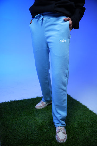 Unisex Plain Sweatpants BabyBlue - Denjoe