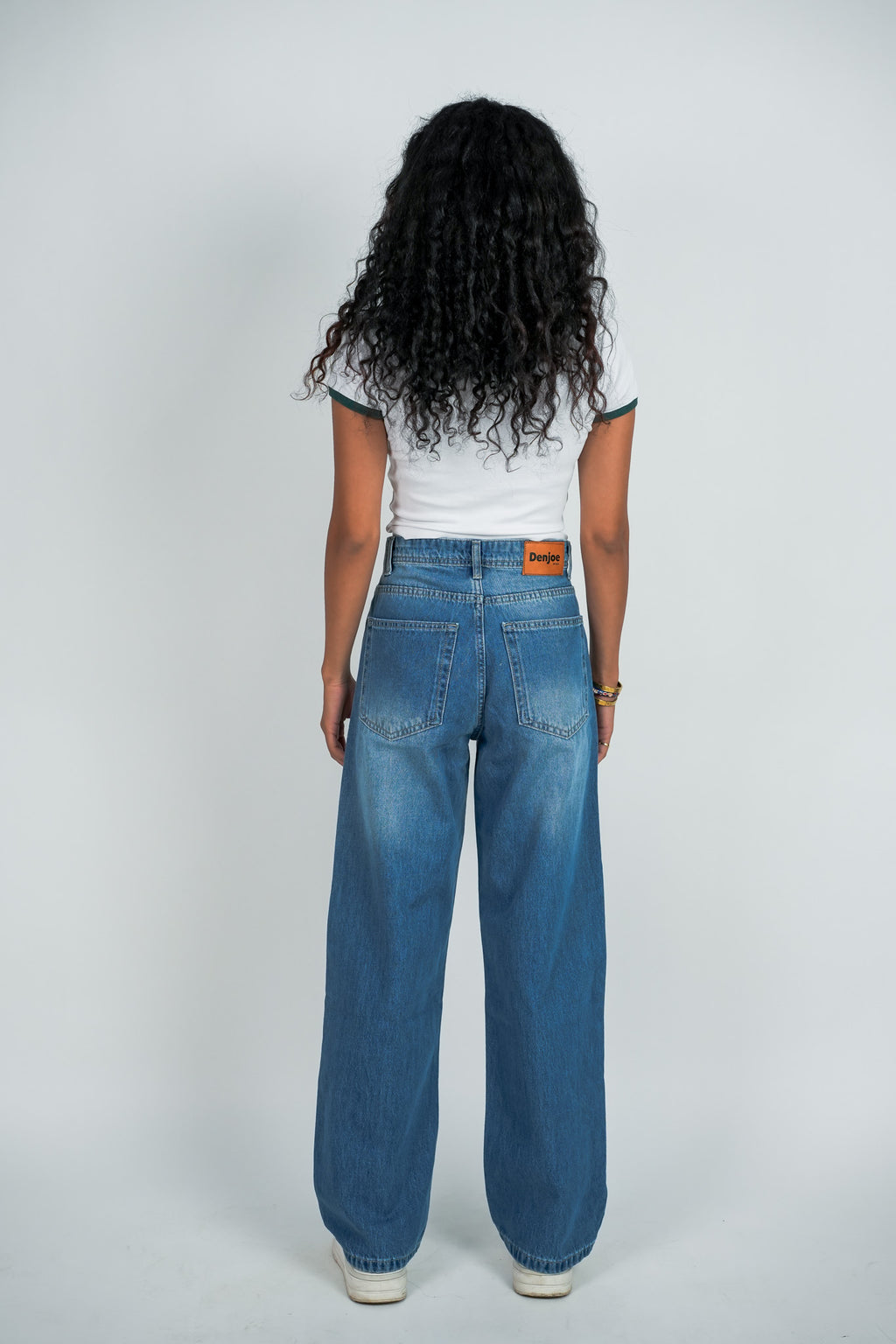 Relaxed Jeans Regular Waist - Mid-Blue