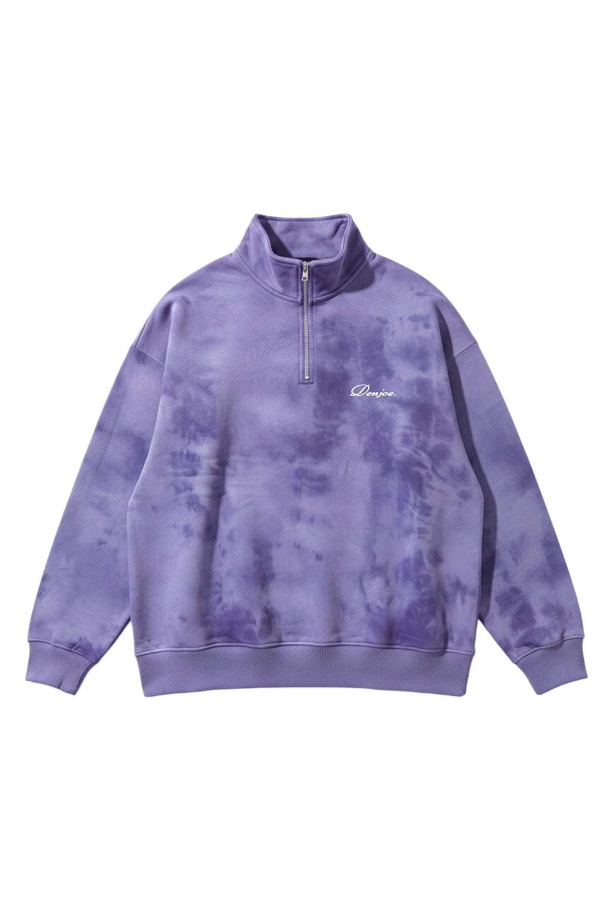 Purple Tie Dye Quarter-zip Boxy Fit Unisex