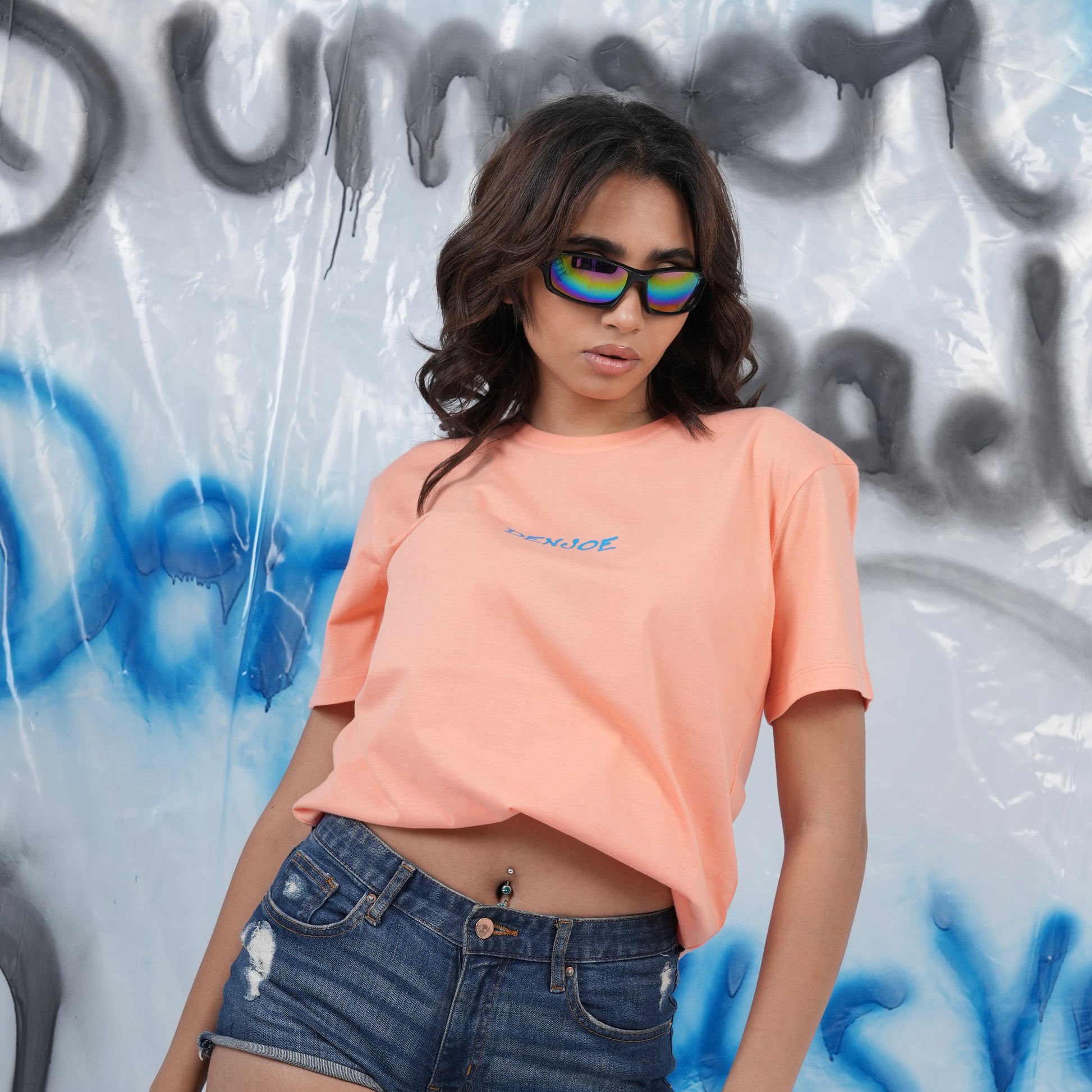 “All Eyes on us” Printed Regular Tee - Denjoe
