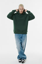 Dark Jade Green Basic Hoodie Unisex