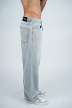 Relaxed Jeans Regular Waist - Light Grey