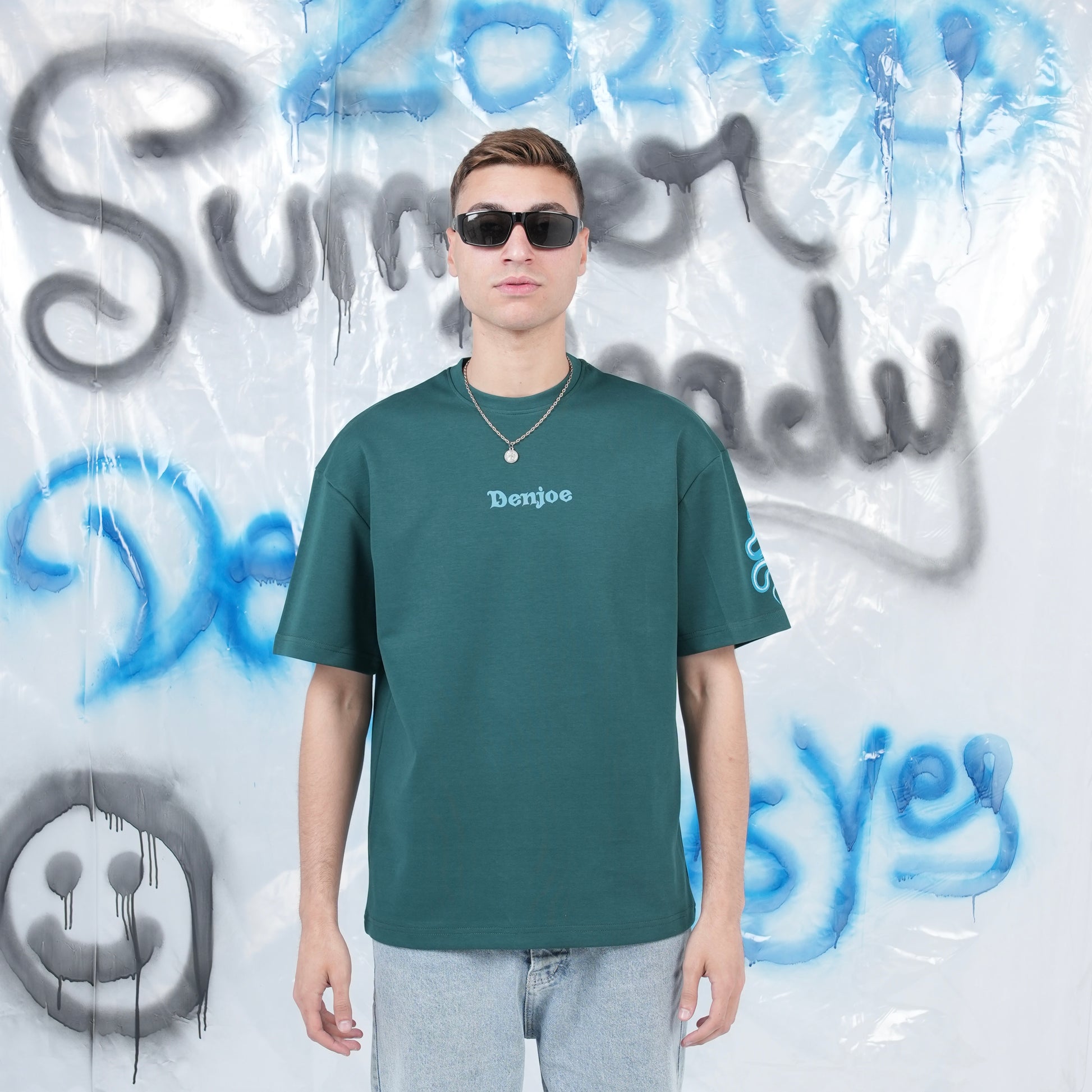 “WHO’S BAD” Printed Oversized Tee - Denjoe