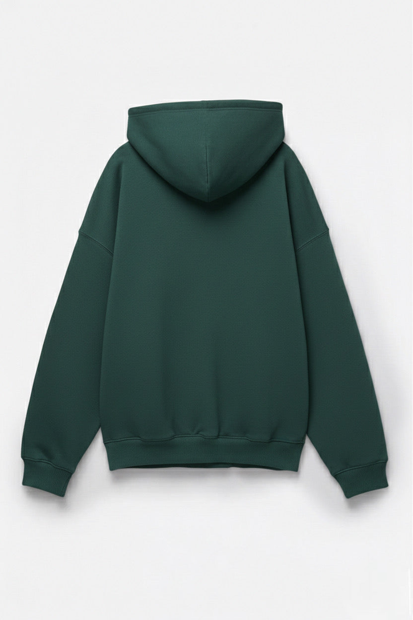 Dark Jade Green Basic Hoodie Unisex
