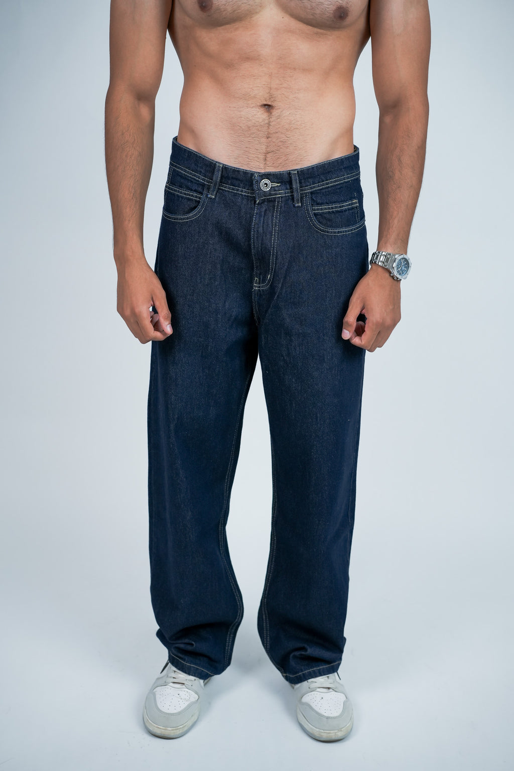 Relaxed Jeans Regular Waist - Dark Navy
