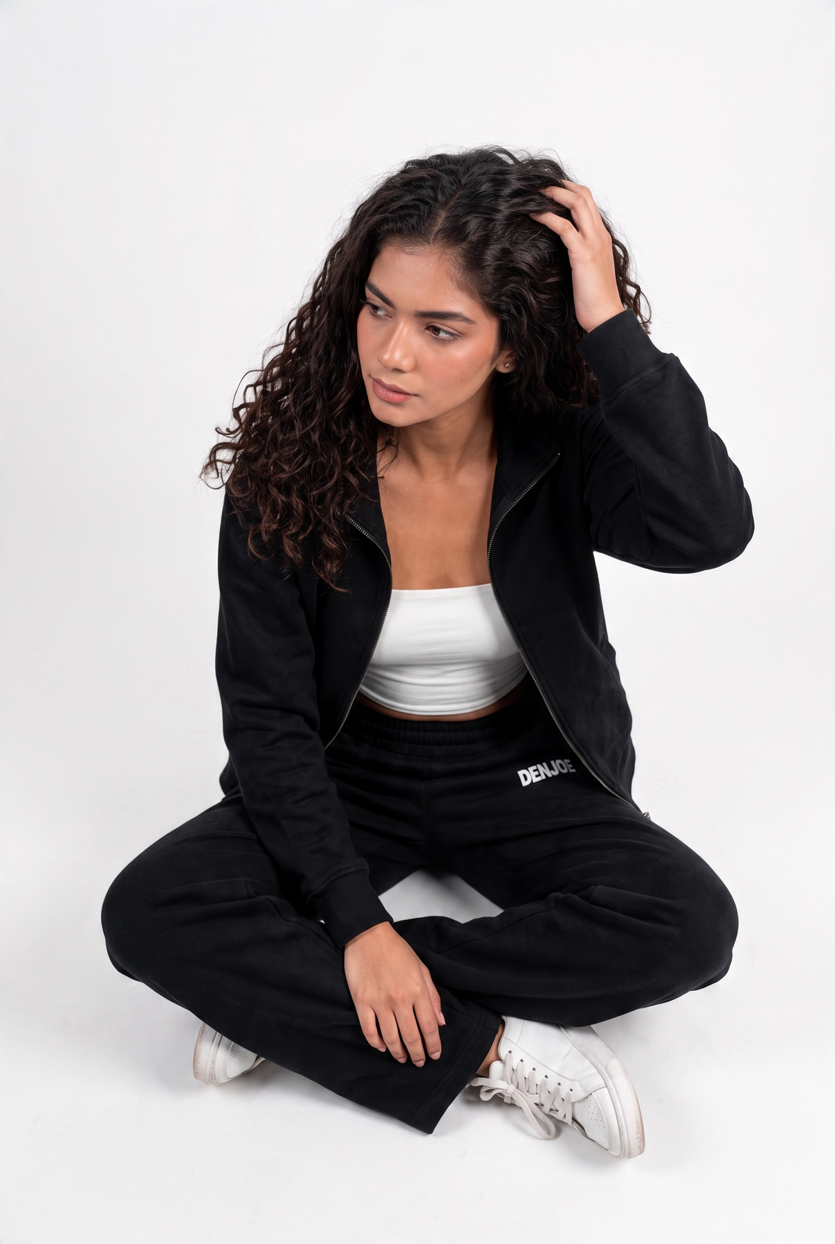 Black Full-Zip Track Jacket (Female)
