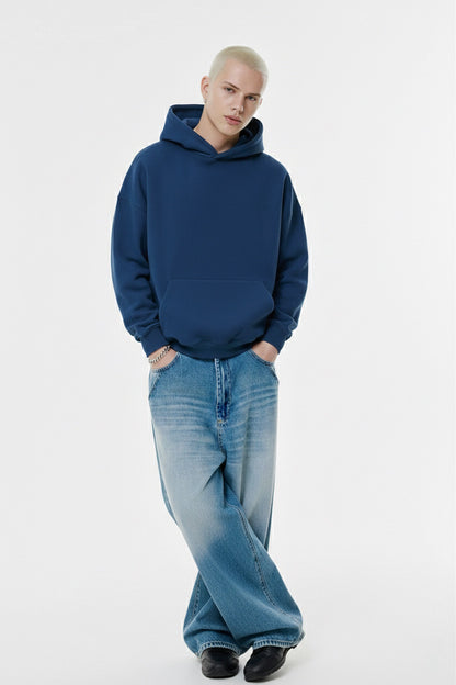Yale Blue Basic Hoodie Unisex