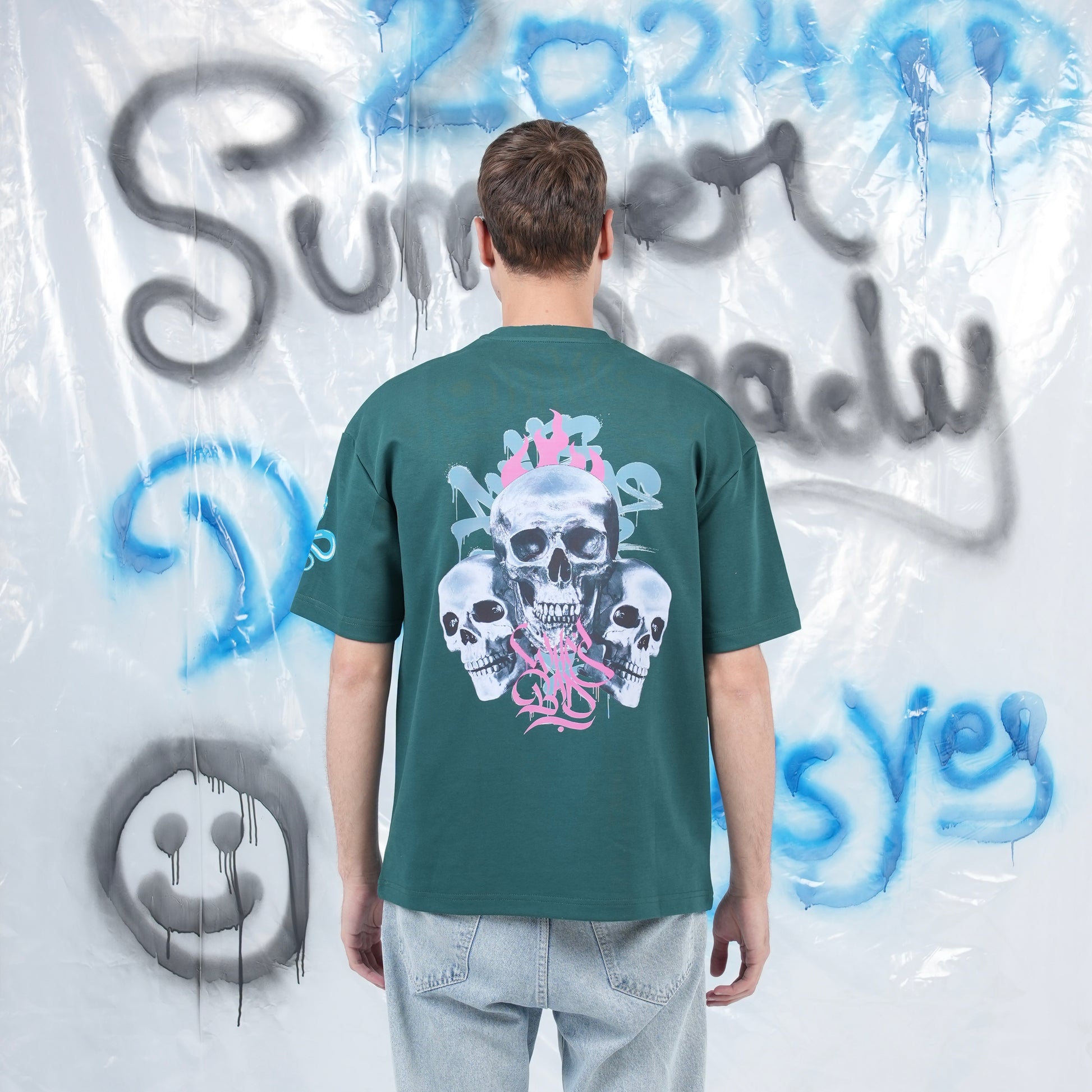 “WHO’S BAD” Printed Oversized Tee - Denjoe