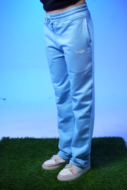Unisex Plain Sweatpants BabyBlue - Denjoe