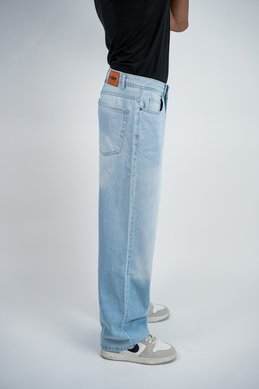 Relaxed Jeans Regular Waist - Sky Blue