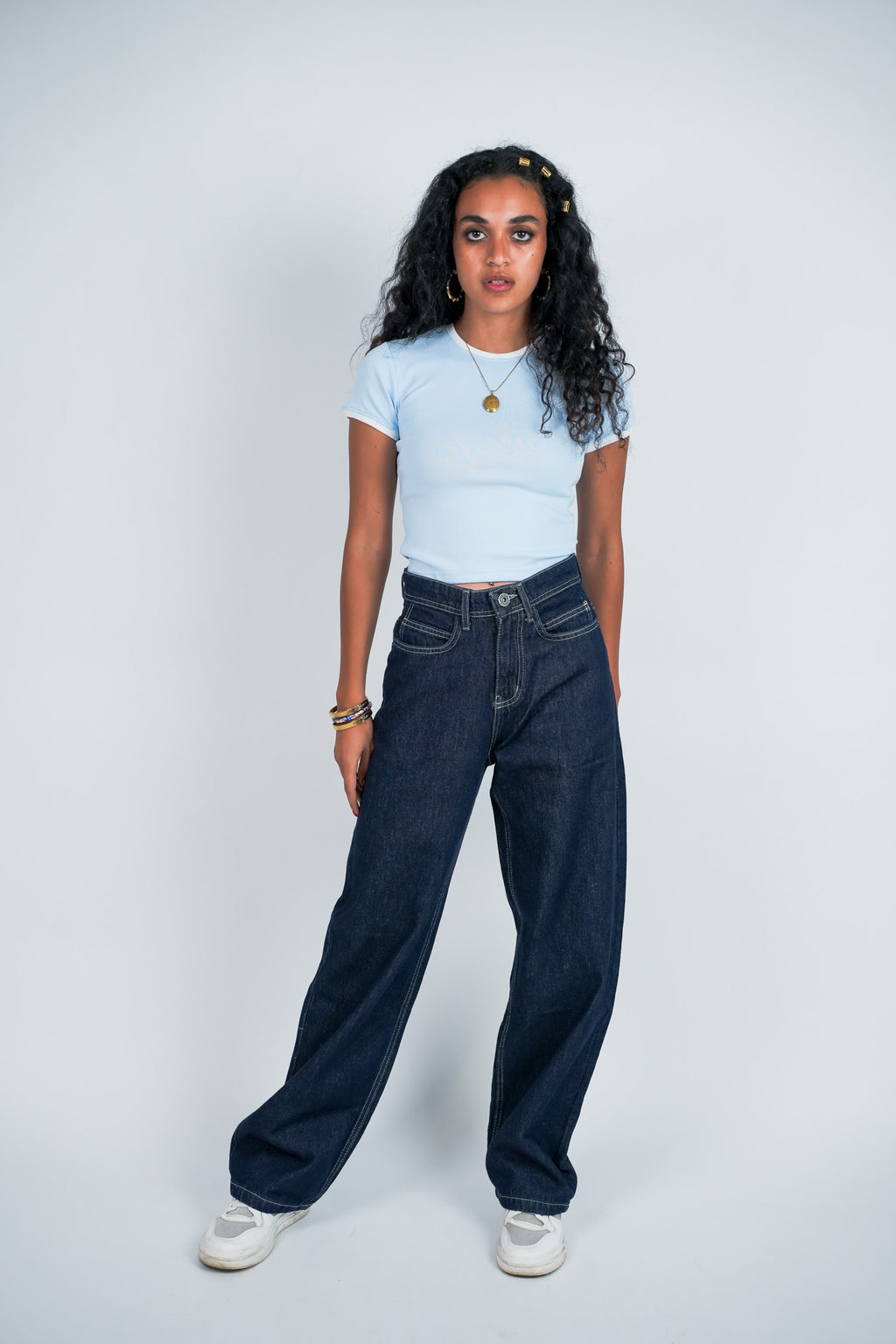 Relaxed Jeans Regular Waist - Dark Navy