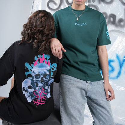 “WHO’S BAD” Printed Oversized Tee - Denjoe