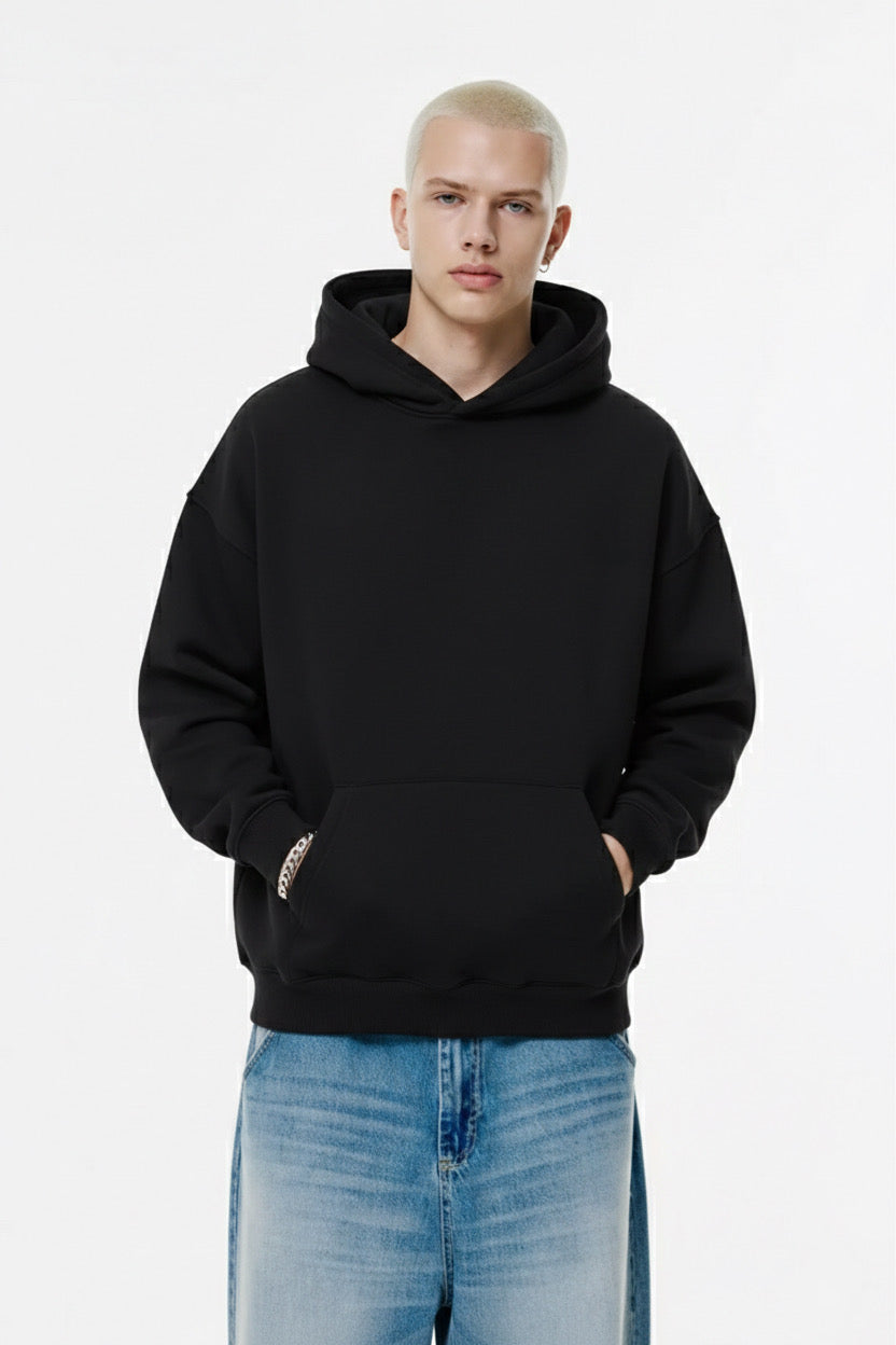 Black Basic Hoodie Unisex
