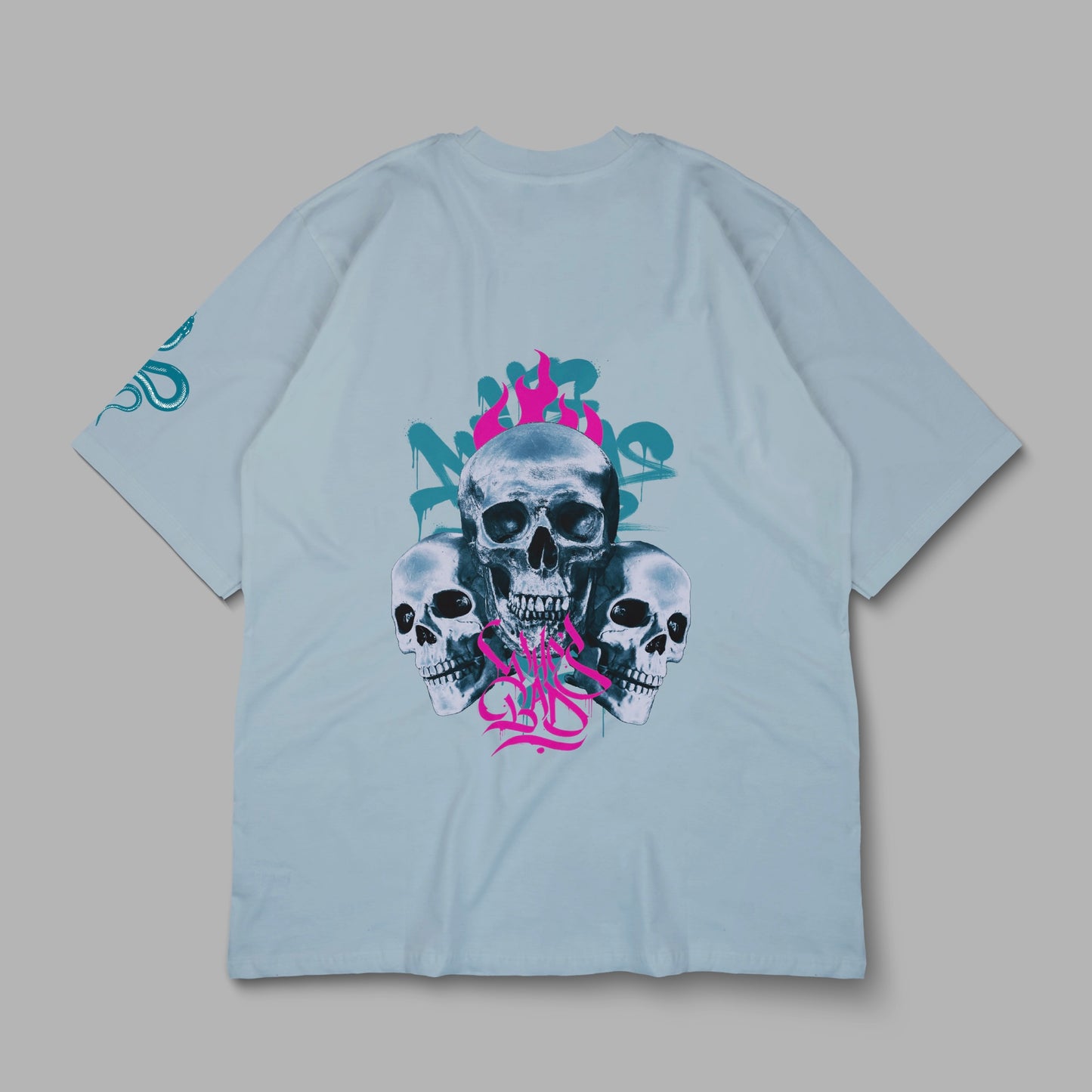 “WHO’S BAD” Printed Oversized Tee - Denjoe