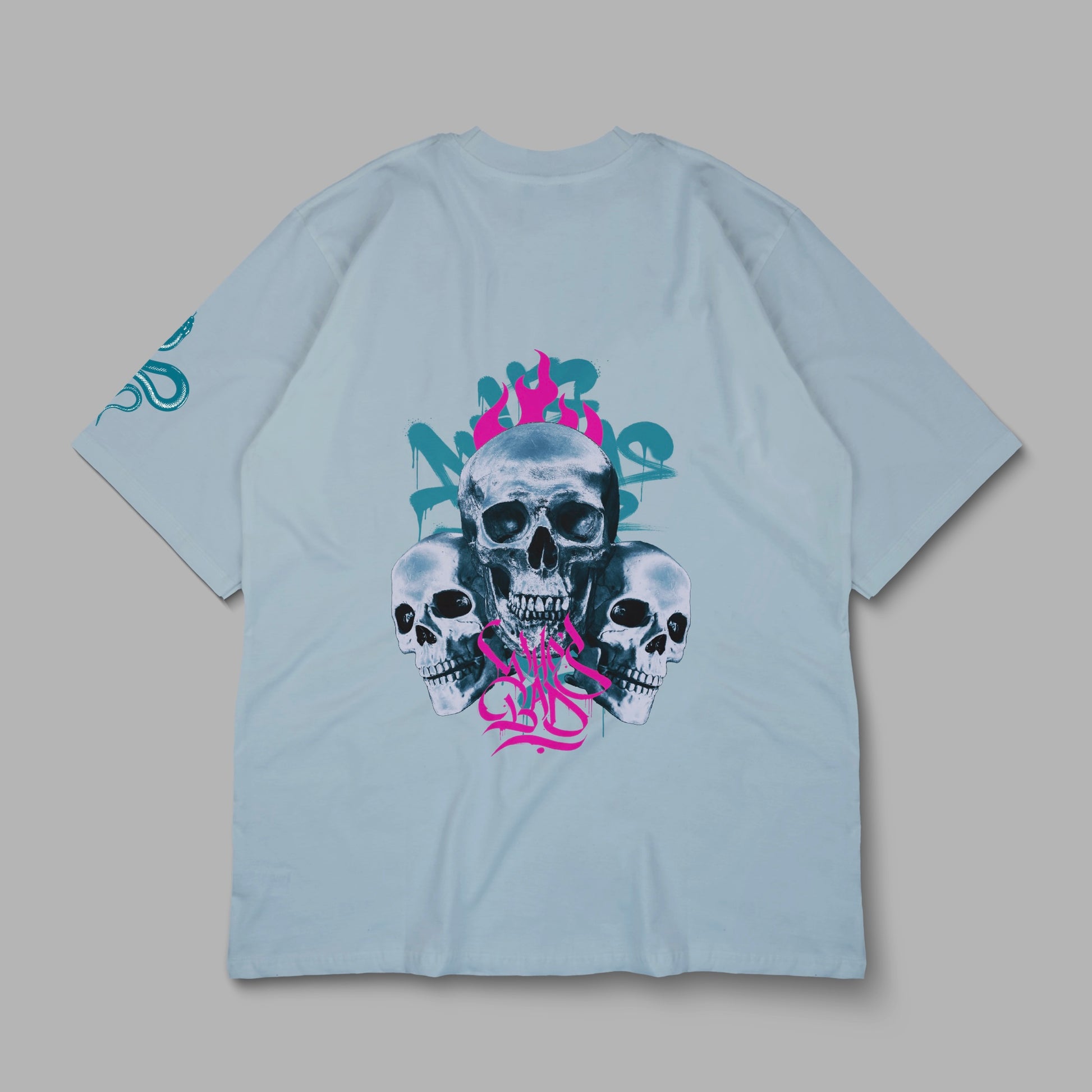 “WHO’S BAD” Printed Oversized Tee - Denjoe