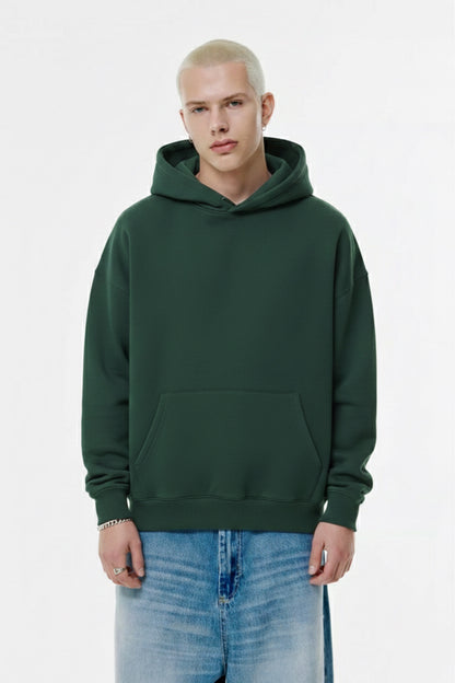 Dark Jade Green Basic Hoodie Unisex
