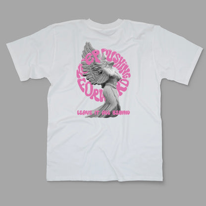 “Keep Pushing Forward” Printed Regular Tee - Denjoe