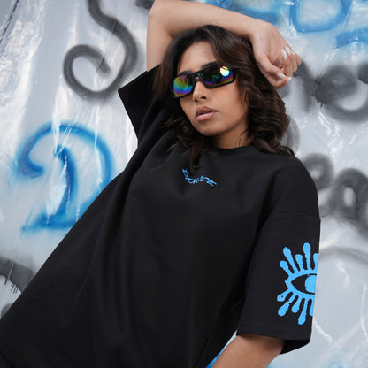 “Euphoria” Printed Oversized Tee - Denjoe