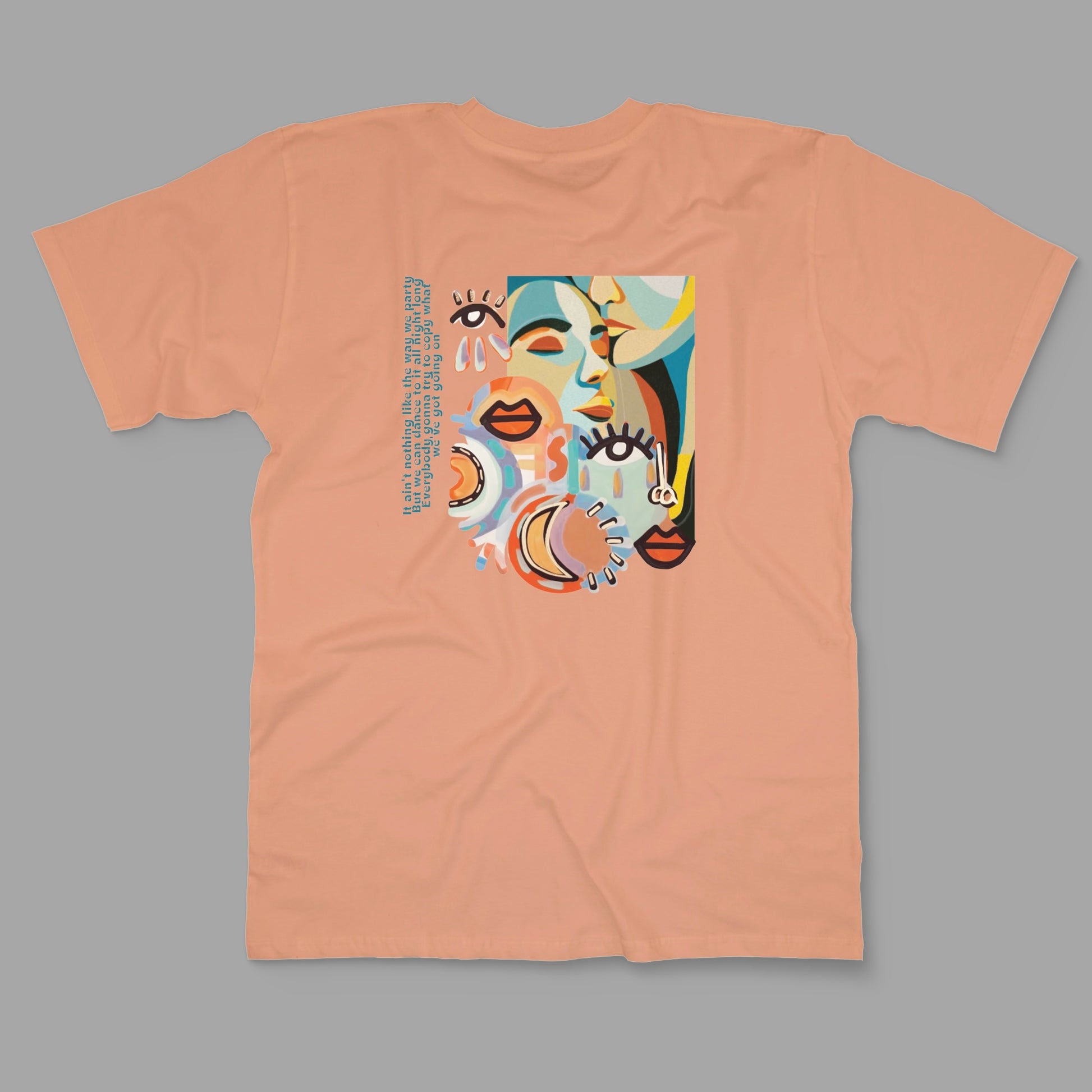 “All Eyes on us” Printed Regular Tee - Denjoe