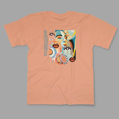 “All Eyes on us” Printed Regular Tee - Denjoe