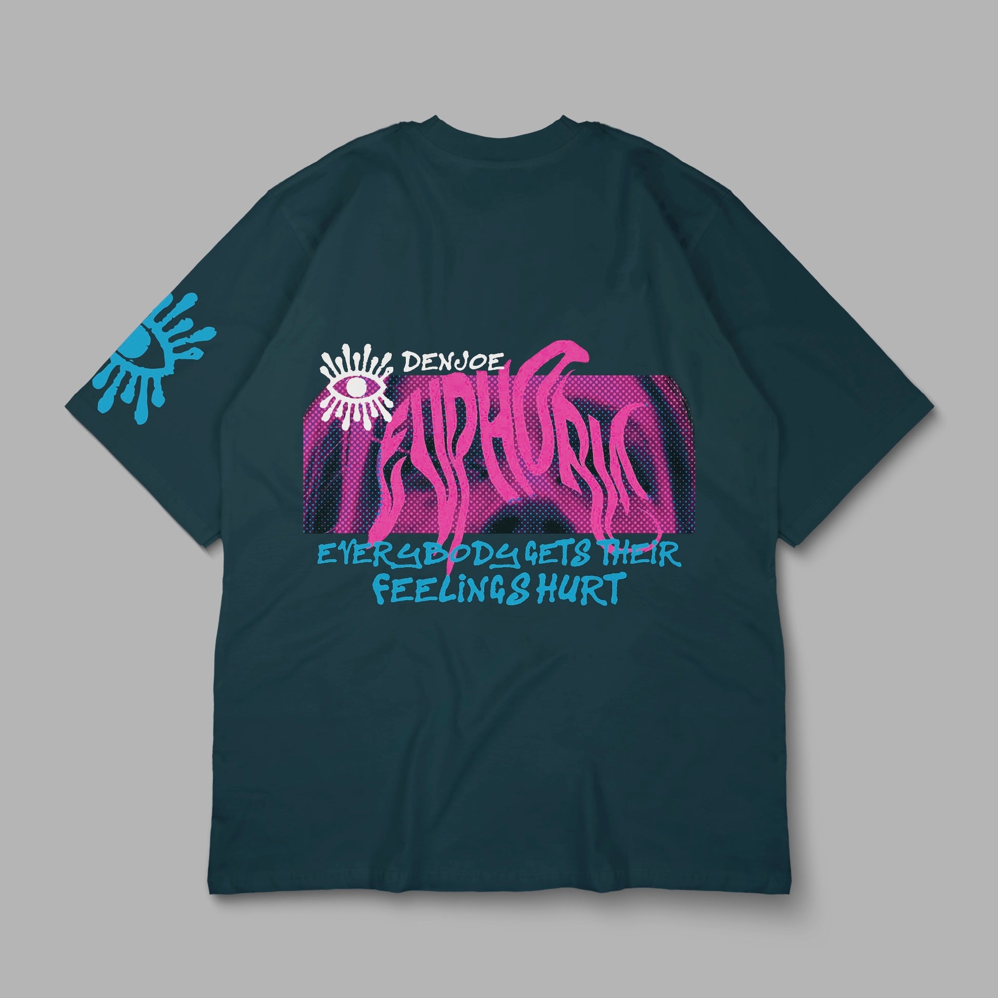 “Euphoria” Printed Oversized Tee - Denjoe