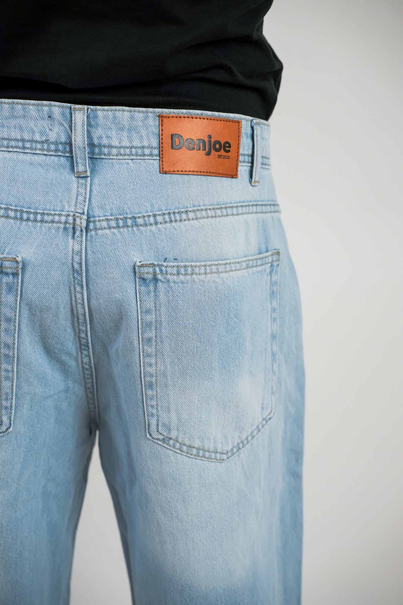 Relaxed Jeans Regular Waist - Sky Blue