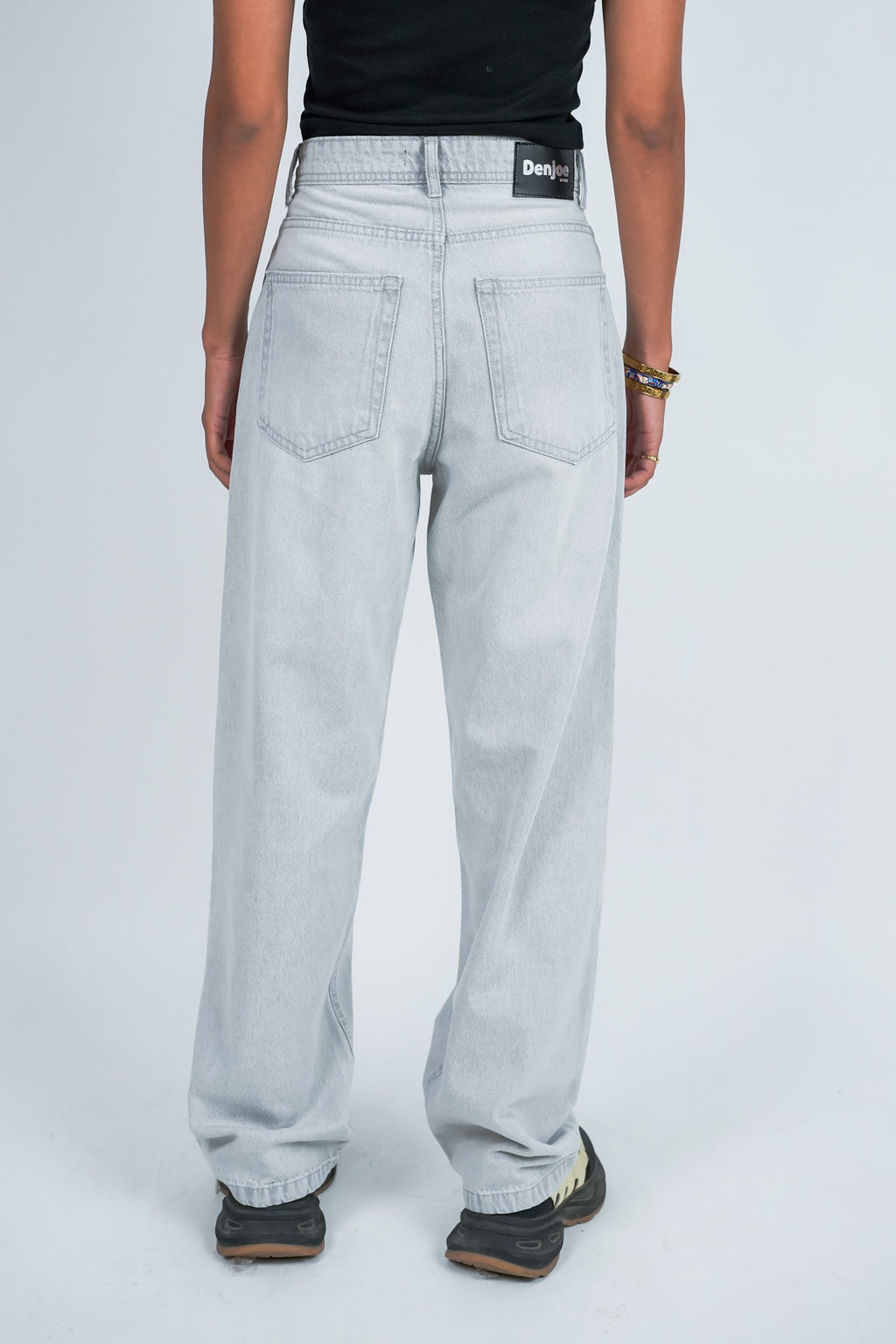 Relaxed Jeans Regular Waist - Light Grey