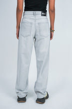 Relaxed Jeans Regular Waist - Light Grey